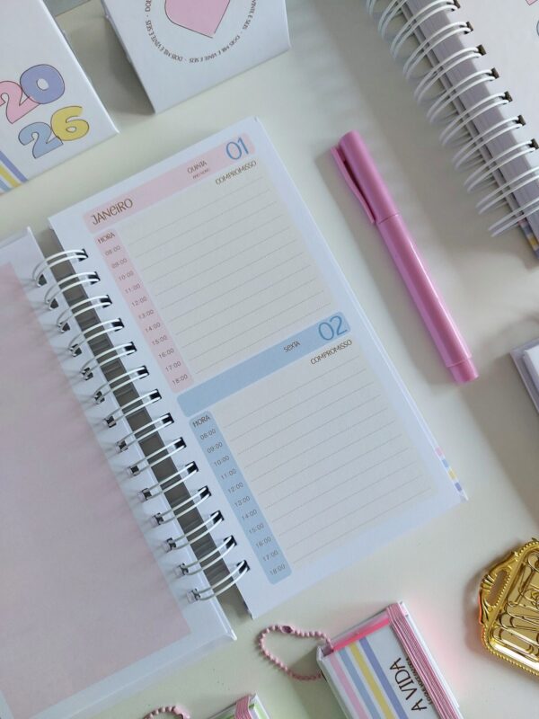 Agenda Collors 2026 - Slim  Arquivo Digital - Imagem 3