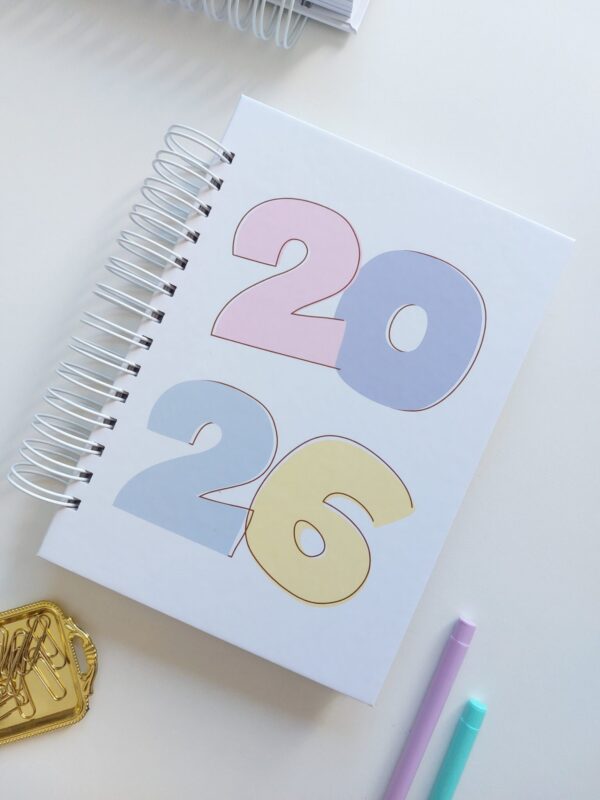 Planner Collors 2026 A5 horizontal pautado - Arquivo Digital - Imagem 13
