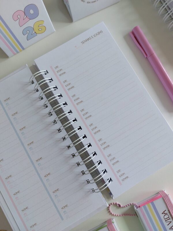 Agenda Collors 2026 - Slim  Arquivo Digital - Imagem 7