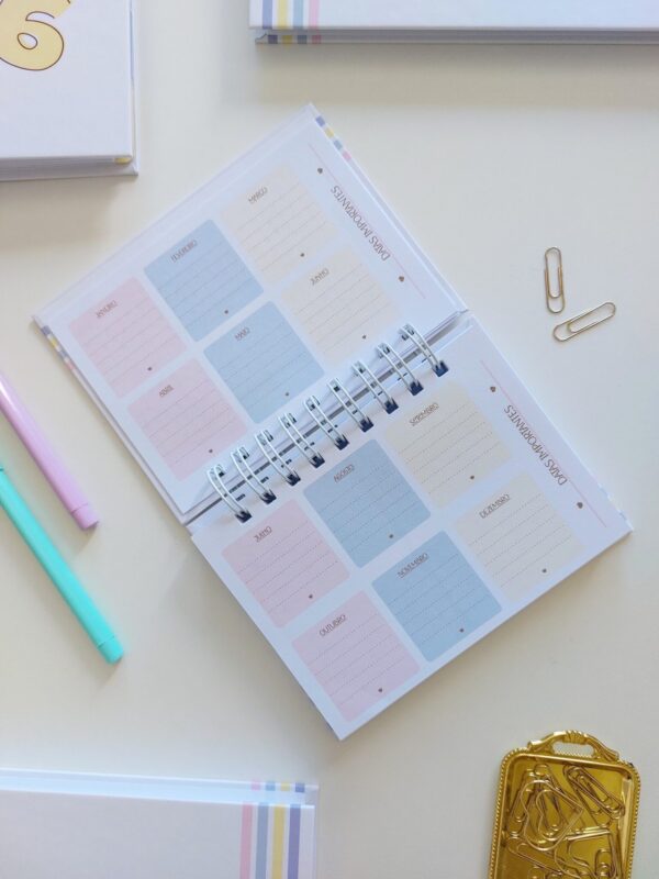 Mini planner Collors 2026 - A6 - Arquivo Digital - Imagem 5