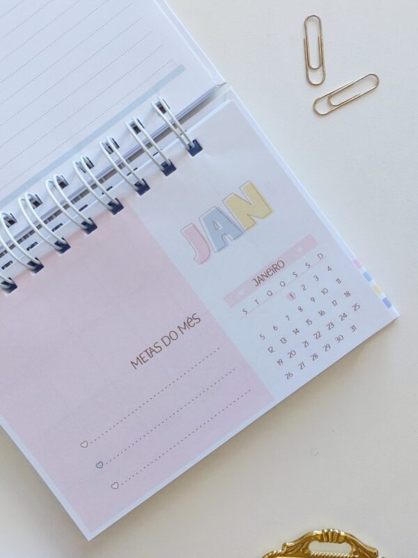 Mini planner Collors 2026 - A6 - Arquivo Digital - Imagem 6