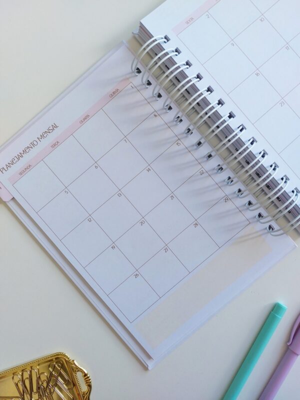 Planner Collors 2026 A5 horizontal pautado - Arquivo Digital - Imagem 3