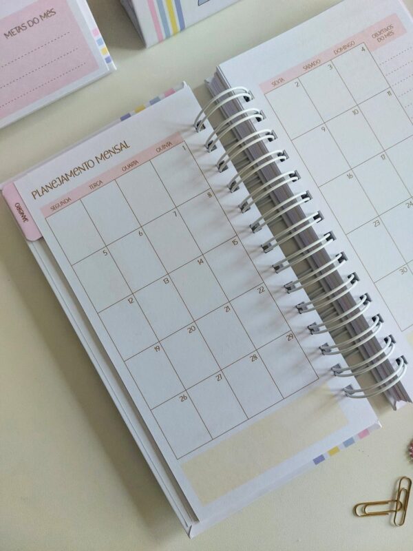 Planner Collors 2026 - Slim - Arquivo Digital - Imagem 5