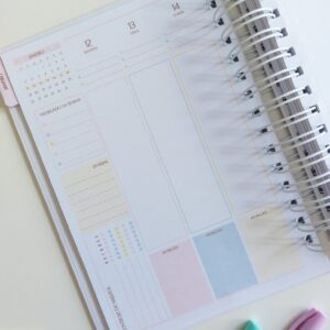 Planner Collors 2026 A5 vertical box - Arquivo Digital